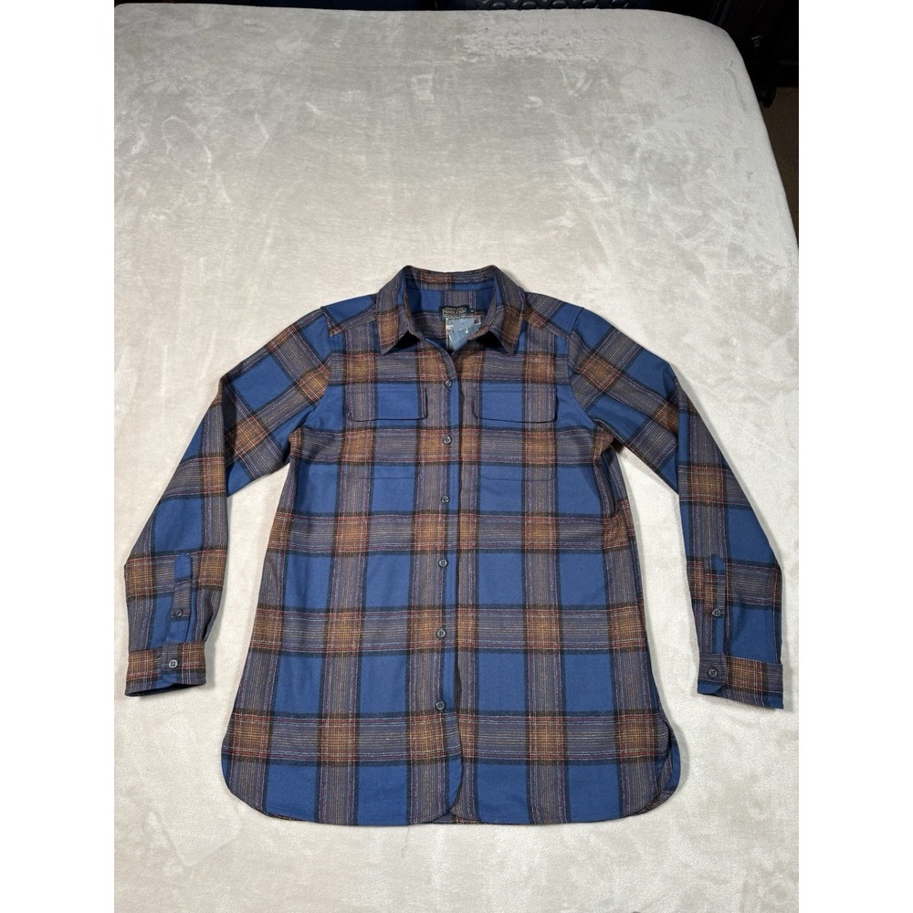 Pendelton Board Shirt Mens Size Medium Icons Umatilla Wool Fabric NWT